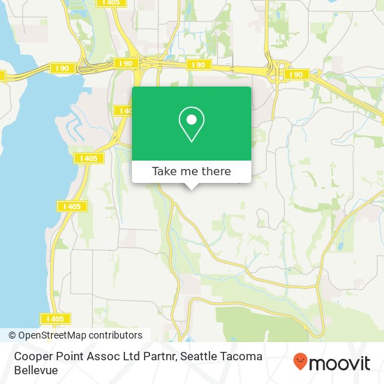 Mapa de Cooper Point Assoc Ltd Partnr