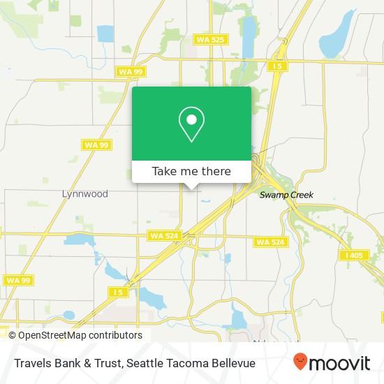 Travels Bank & Trust map