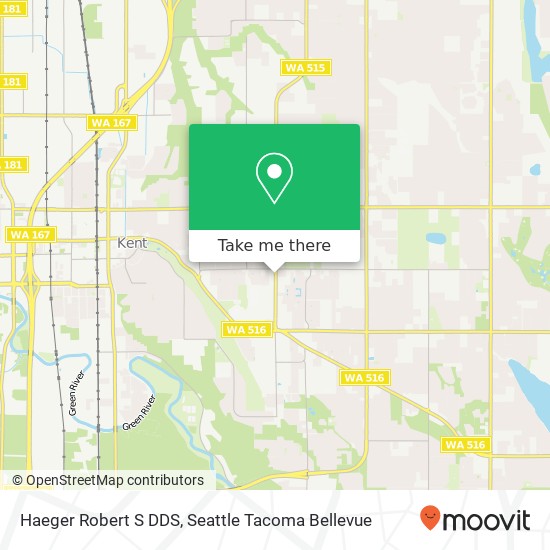 Haeger Robert S DDS map