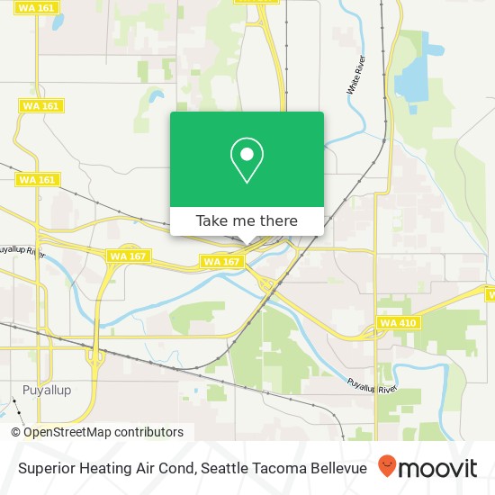 Superior Heating Air Cond map