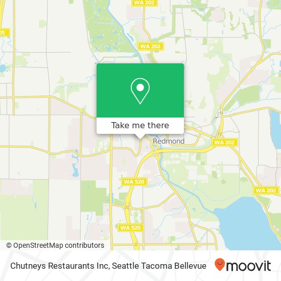 Chutneys Restaurants Inc map