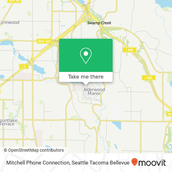 Mitchell Phone Connection map