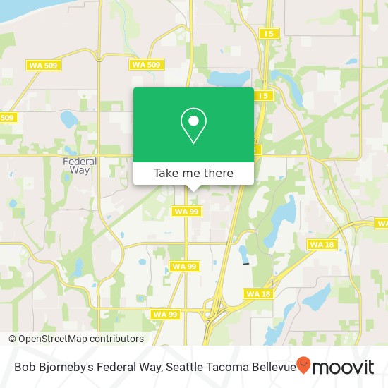 Bob Bjorneby's Federal Way map
