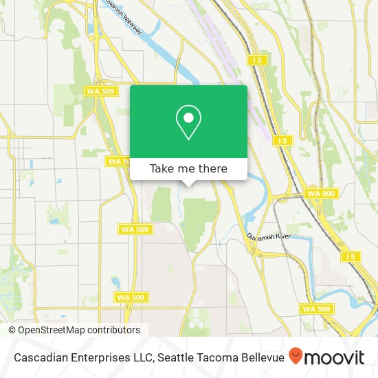 Cascadian Enterprises LLC map