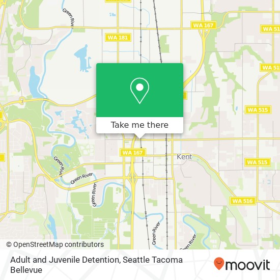 Mapa de Adult and Juvenile Detention