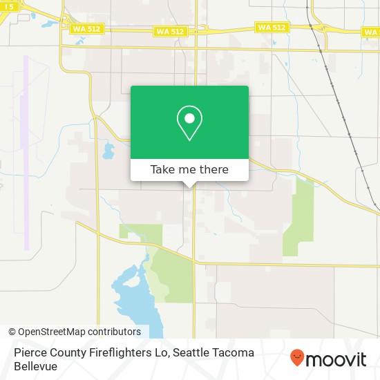 Pierce County Fireflighters Lo map