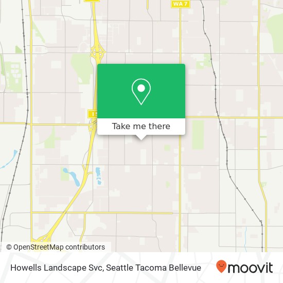 Howells Landscape Svc map