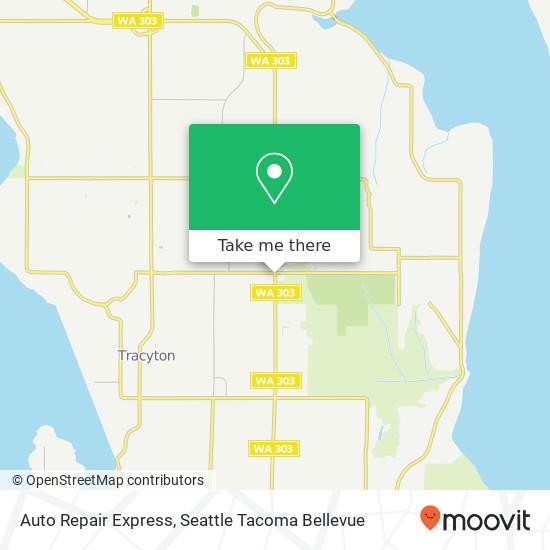 Auto Repair Express map