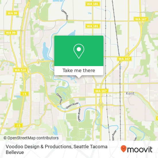 Voodoo Design & Productions map