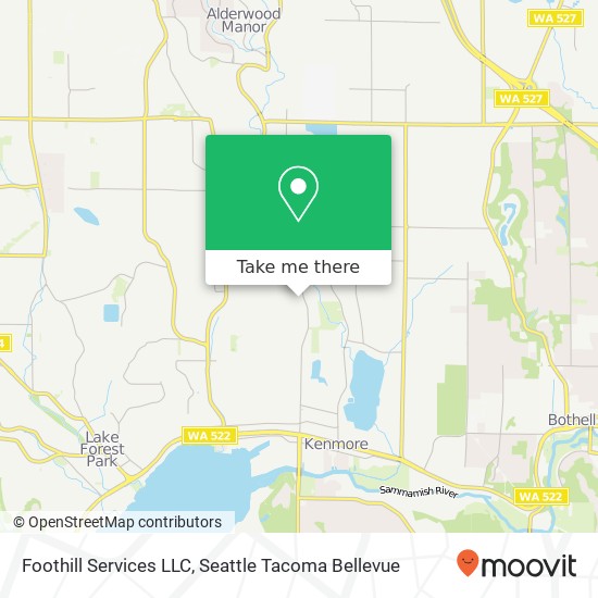 Foothill Services LLC map