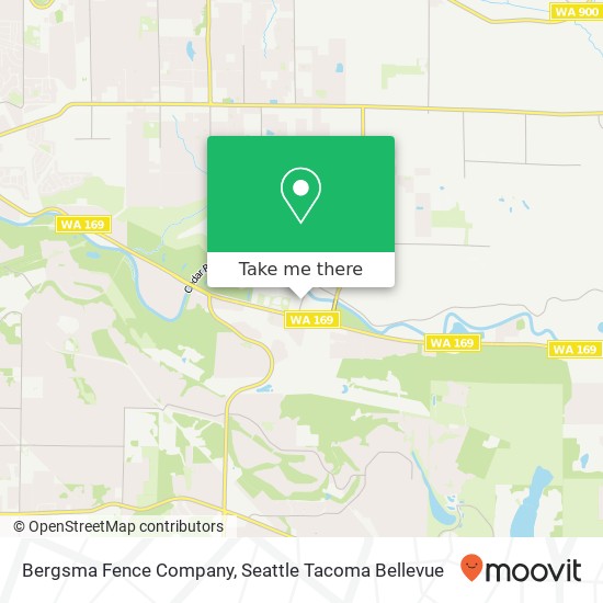 Bergsma Fence Company map
