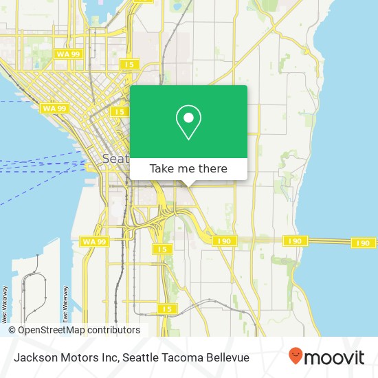 Jackson Motors Inc map