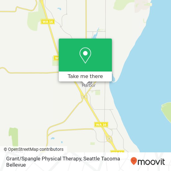 Grant/Spangle Physical Therapy map