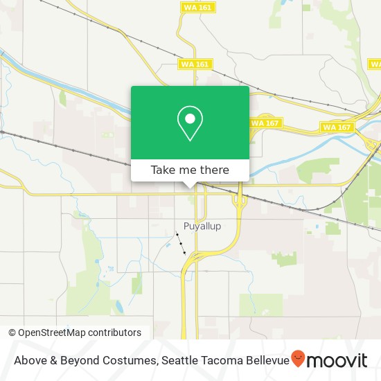 Above & Beyond Costumes map