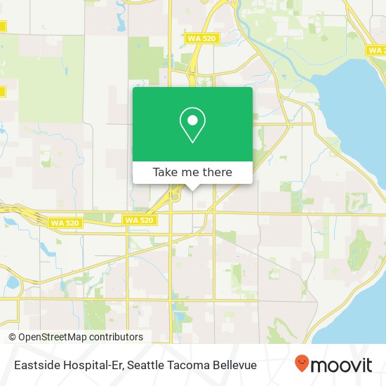 Eastside Hospital-Er map