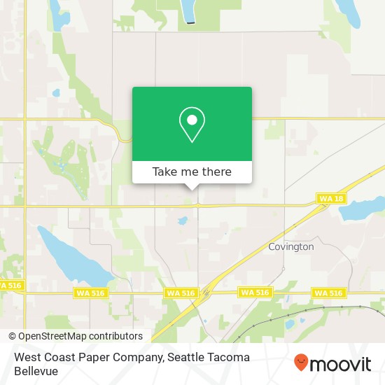 West Coast Paper Company map