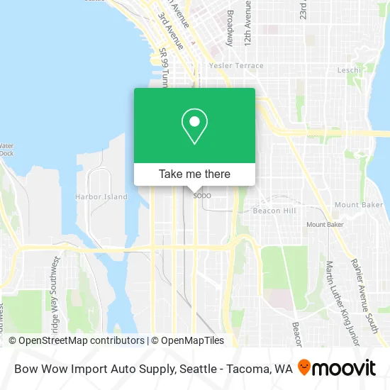 Mapa de Bow Wow Import Auto Supply