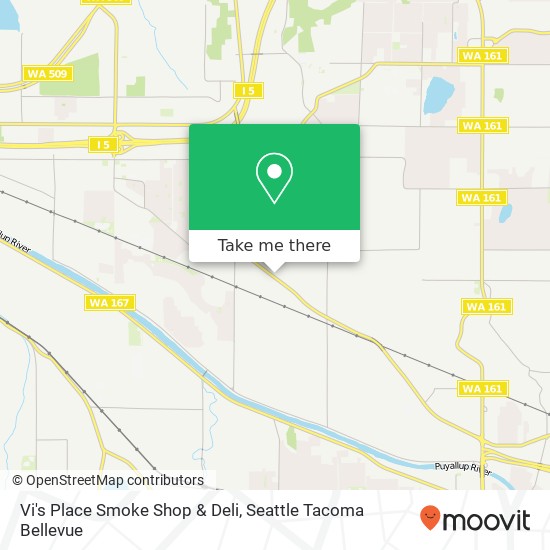 Mapa de Vi's Place Smoke Shop & Deli