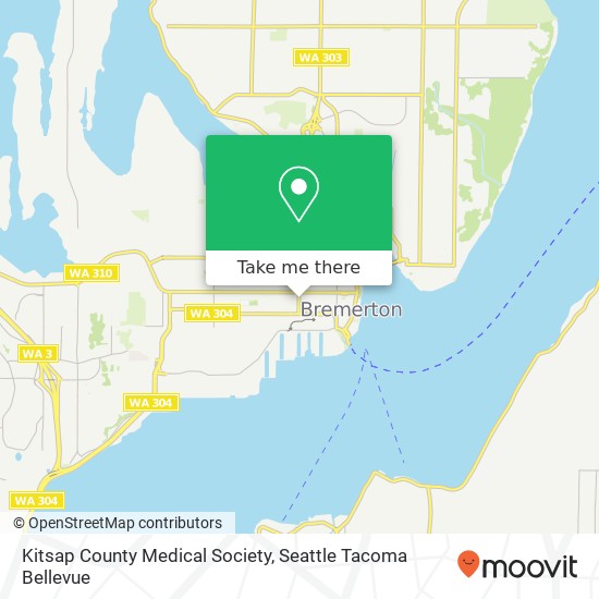 Mapa de Kitsap County Medical Society