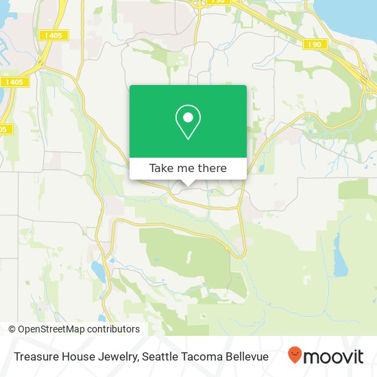 Treasure House Jewelry map