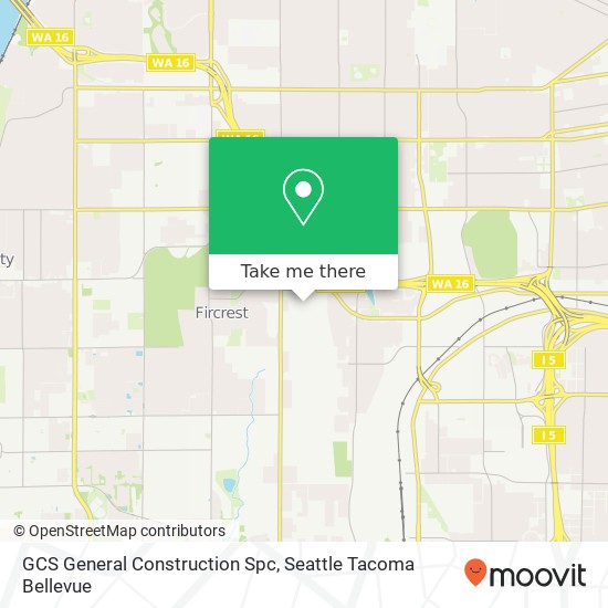 Mapa de GCS General Construction Spc