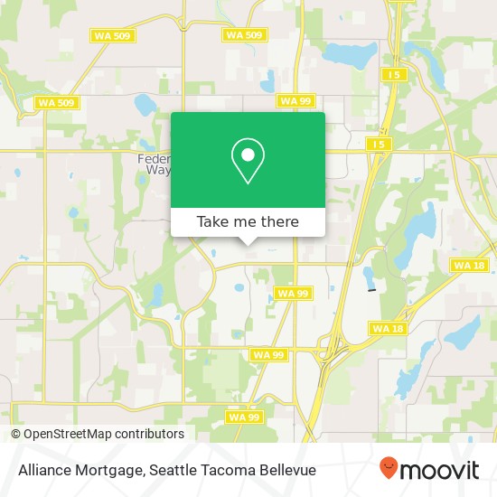 Alliance Mortgage map