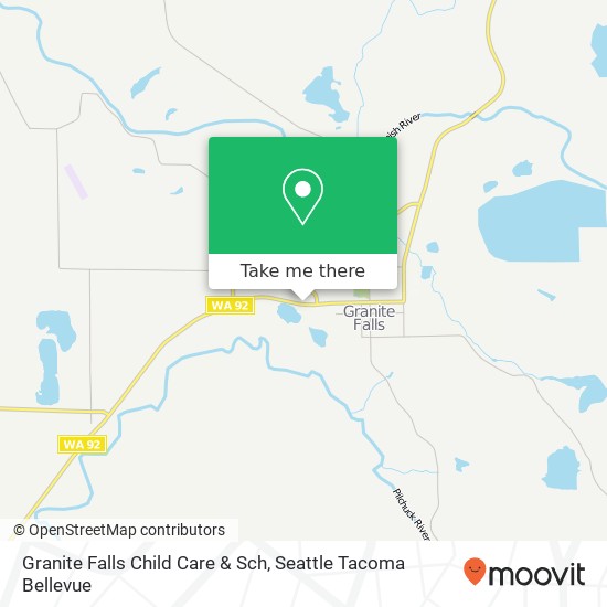 Granite Falls Child Care & Sch map