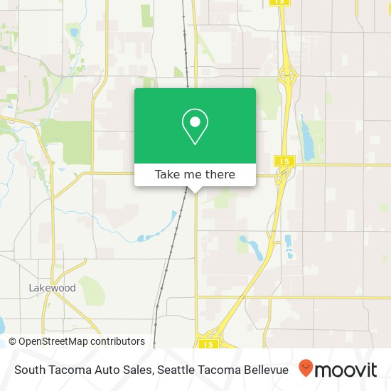 Mapa de South Tacoma Auto Sales