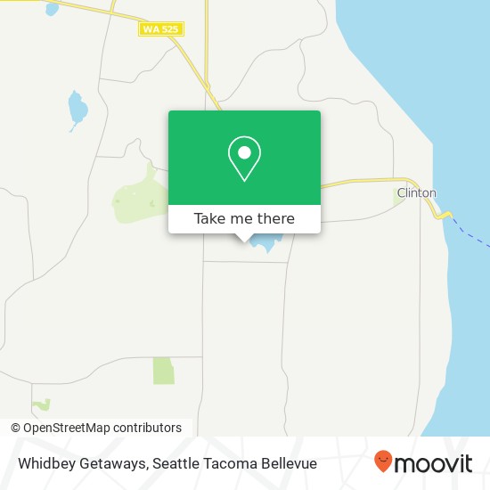 Mapa de Whidbey Getaways