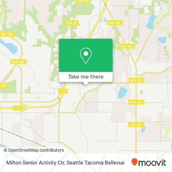 Milton Senior Activity Ctr map