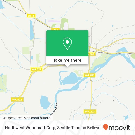 Mapa de Northwest Woodcraft Corp