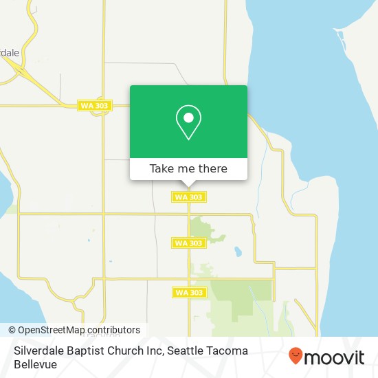 Silverdale Baptist Church Inc map