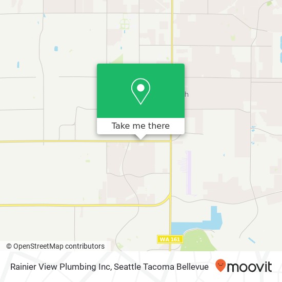 Rainier View Plumbing Inc map