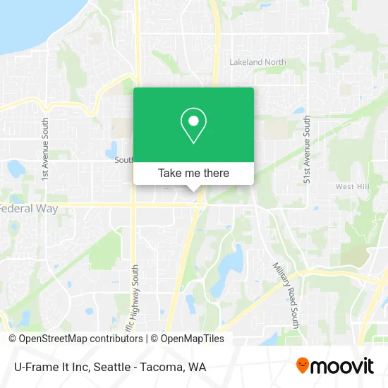 Mapa de U-Frame It Inc