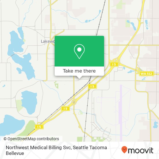 Mapa de Northwest Medical Billing Svc