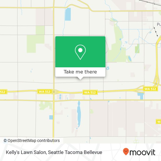 Kelly's Lawn Salon map