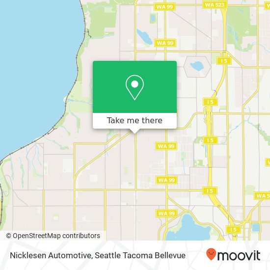 Nicklesen Automotive map