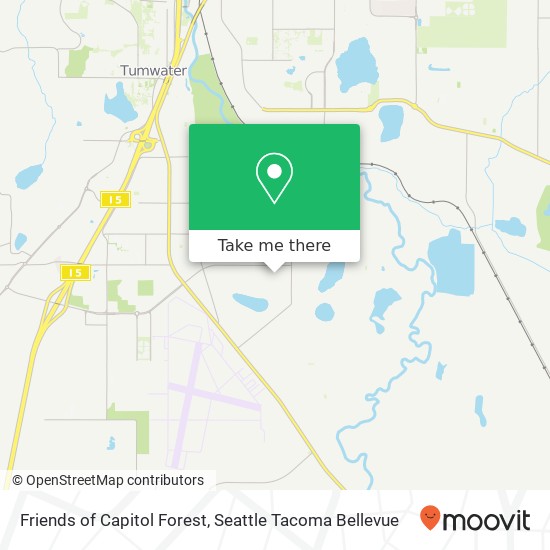 Mapa de Friends of Capitol Forest