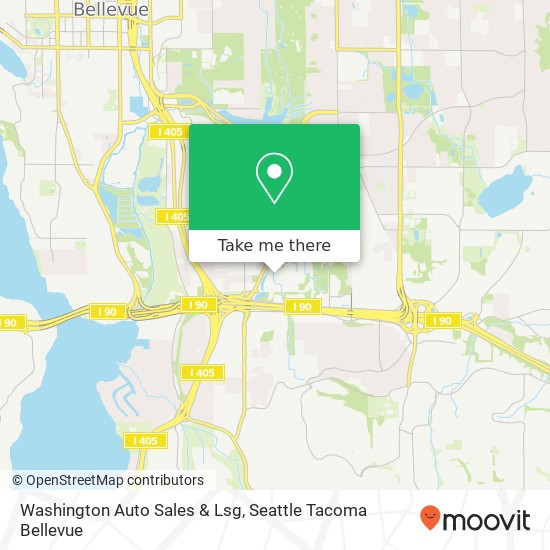 Washington Auto Sales & Lsg map