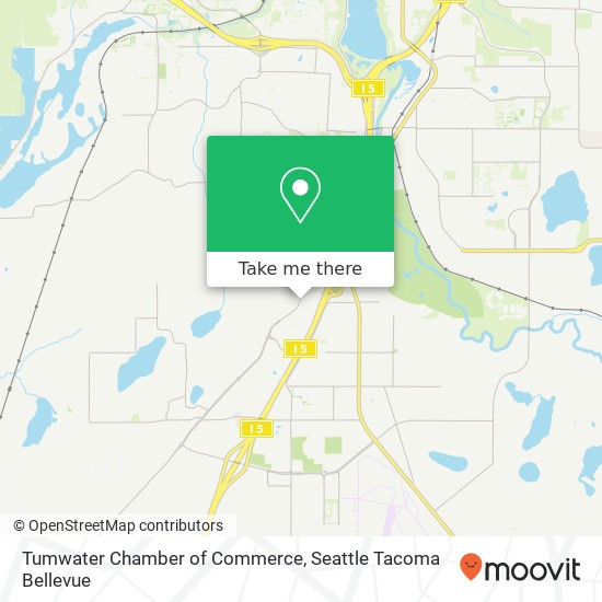Mapa de Tumwater Chamber of Commerce