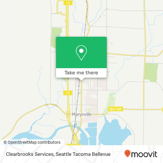Clearbrooks Services map