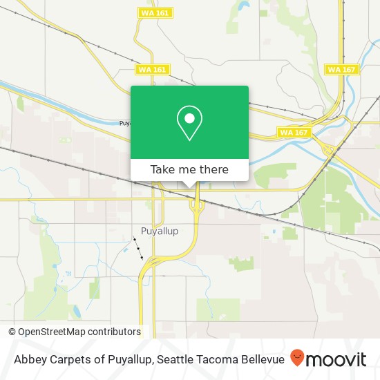 Mapa de Abbey Carpets of Puyallup