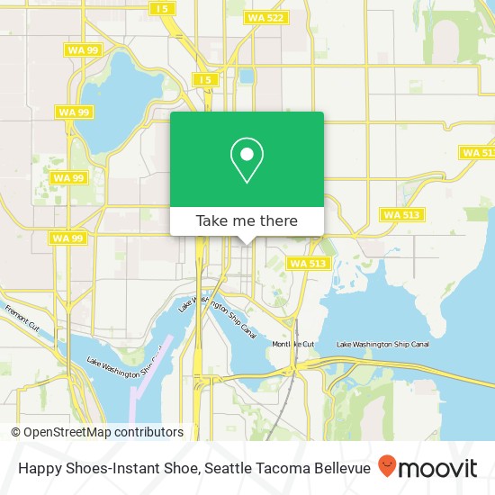 Mapa de Happy Shoes-Instant Shoe