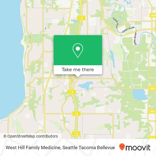 West Hill Family Medicine map
