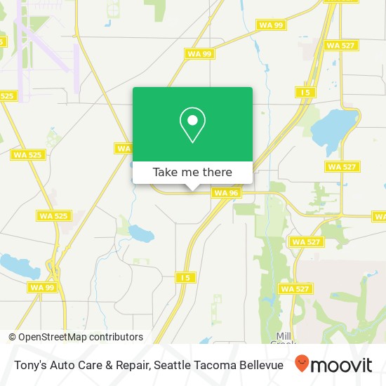 Mapa de Tony's Auto Care & Repair