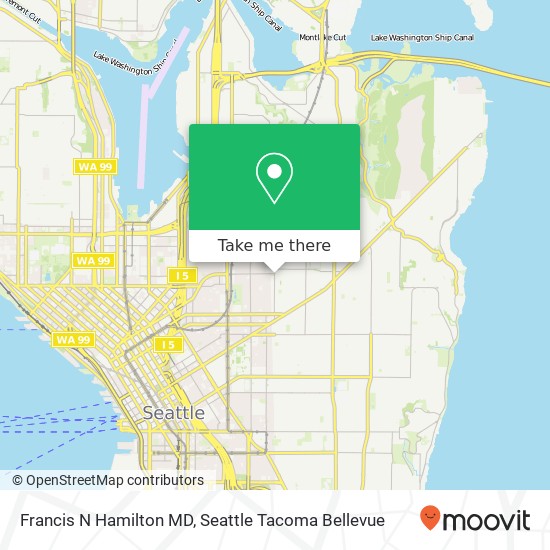 Francis N Hamilton MD map