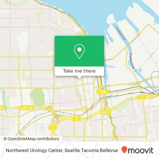 Northwest Urology Center map