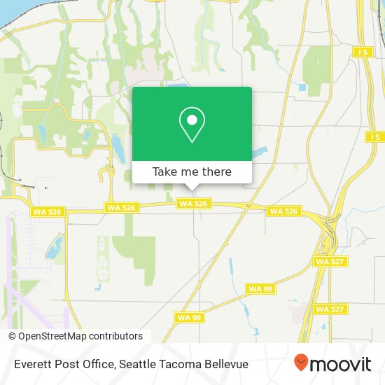 Mapa de Everett Post Office