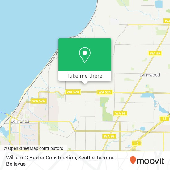 William G Baxter Construction map