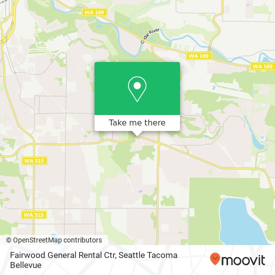 Fairwood General Rental Ctr map